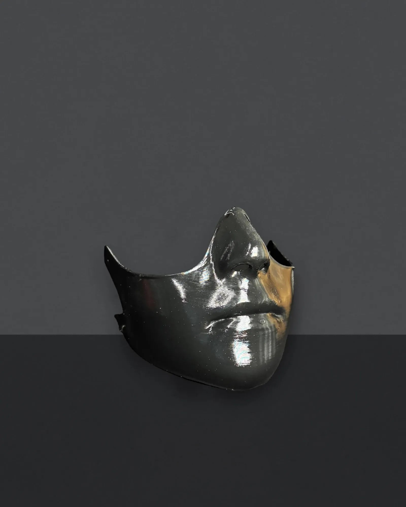 Ghost inspired Rite Here Rite Now Ghoulette Cello player; Mouth Black mask - Venemask