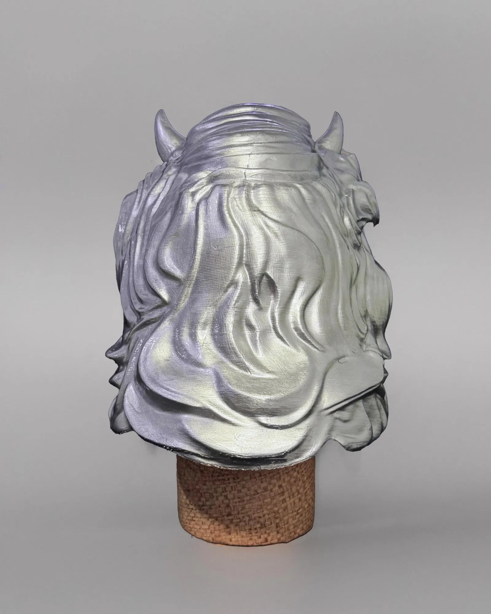 Ghost Nameless Ghoulette Prequelle Era 4 Full Head Ghoul Helmet, handcrafted Venetian mask for cosplay and fantasy events.