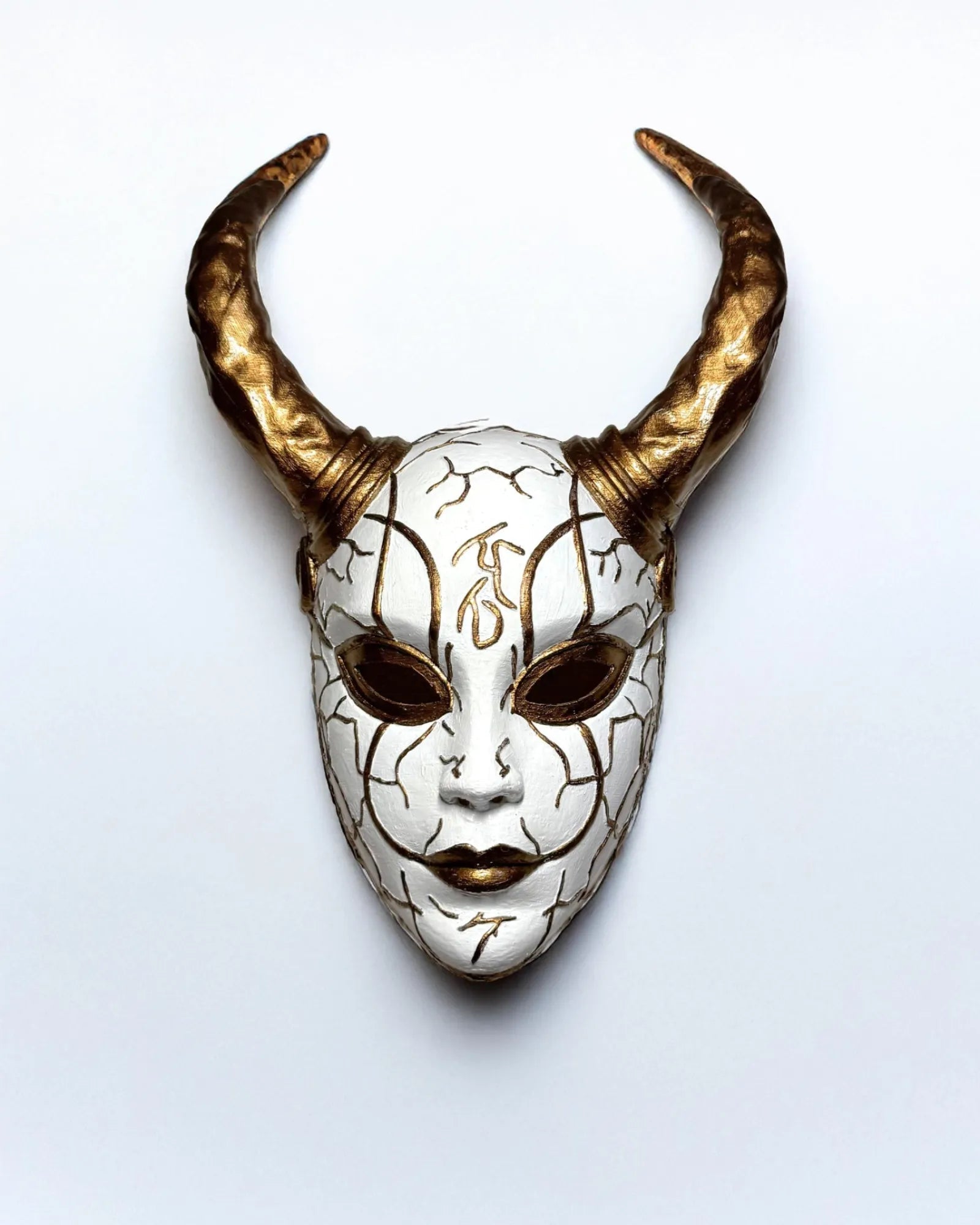 Hannya Breathtaker Cyberpunk Oni; Samurai Oni Demon, Japanese Noh Theater Mask - Venemask