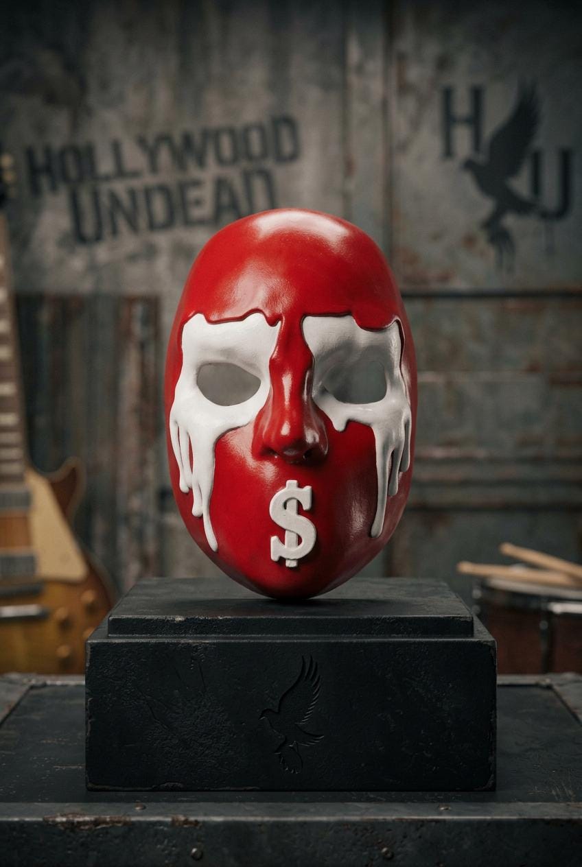 Hollywood Undead J - Dog V Mask: Halloween Scary Soft Masquerade Mask - Venemask