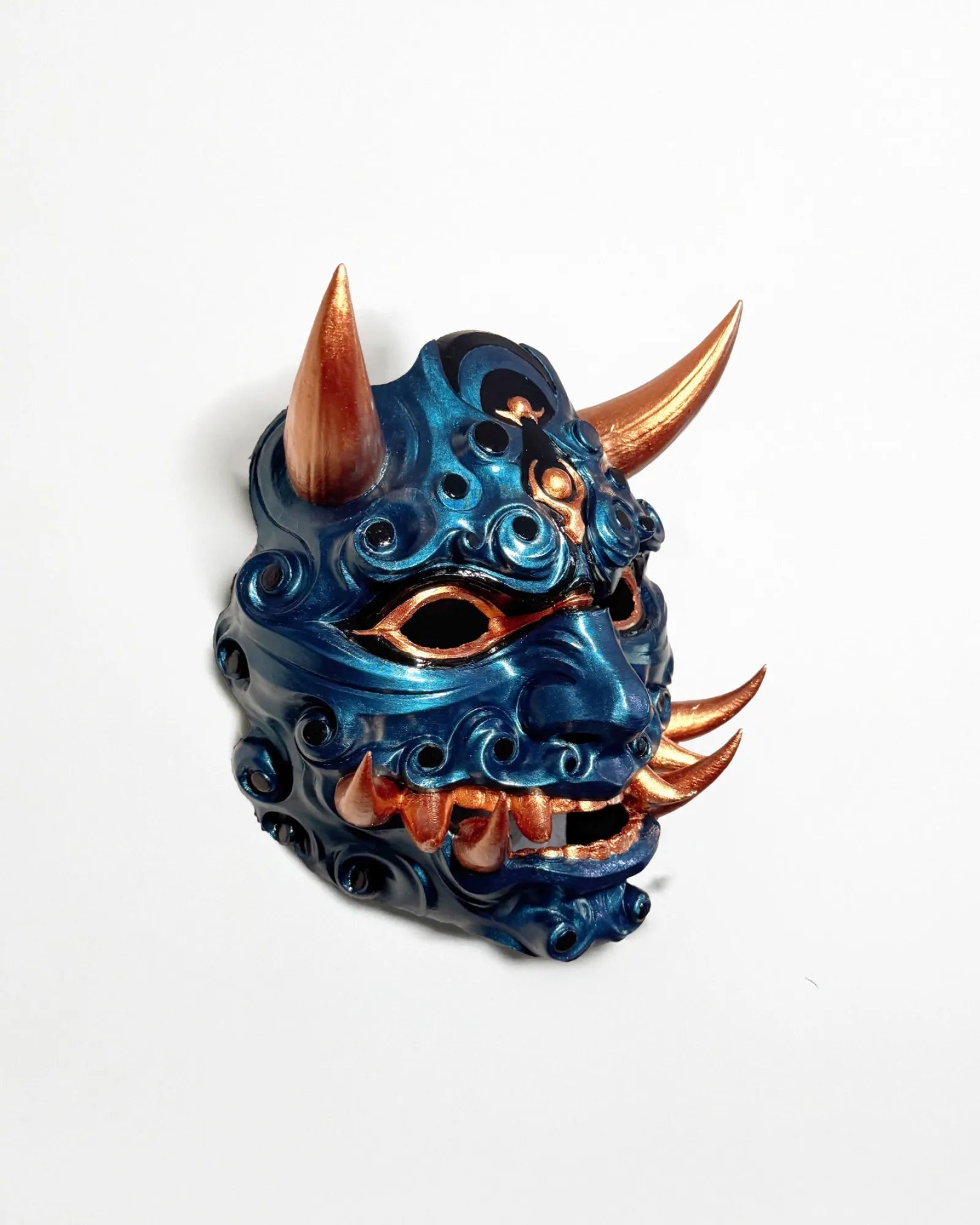 Honnari Oni; Mythology Samurai Aesthetics, Oni Demons, Japanese folklore mask - Venemask