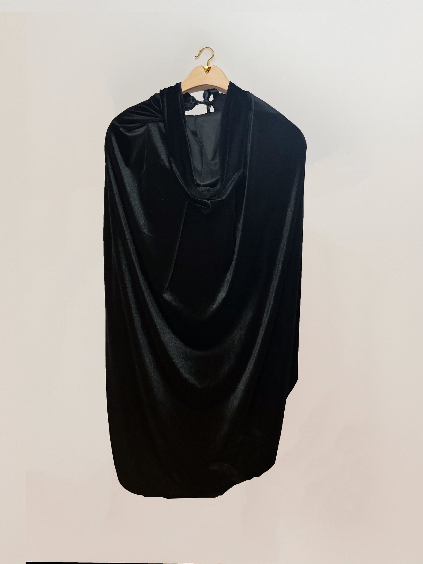 Eyes Wide Shut Black Velvet Hooded Cloak - Eyes Wide Shut Cape - Halloween Cloak