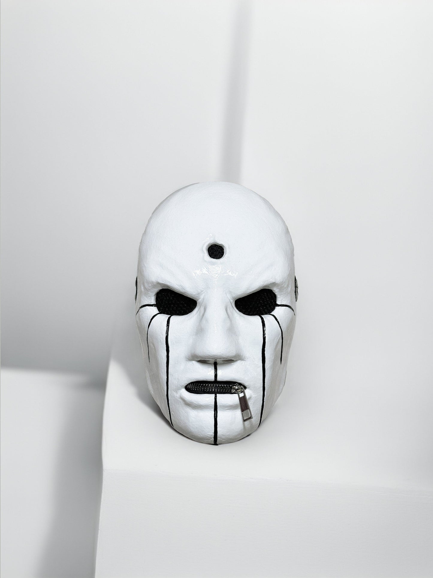 Slipknot Eloy Casagrande Mask - White and Black Mask - New Original Pattern -