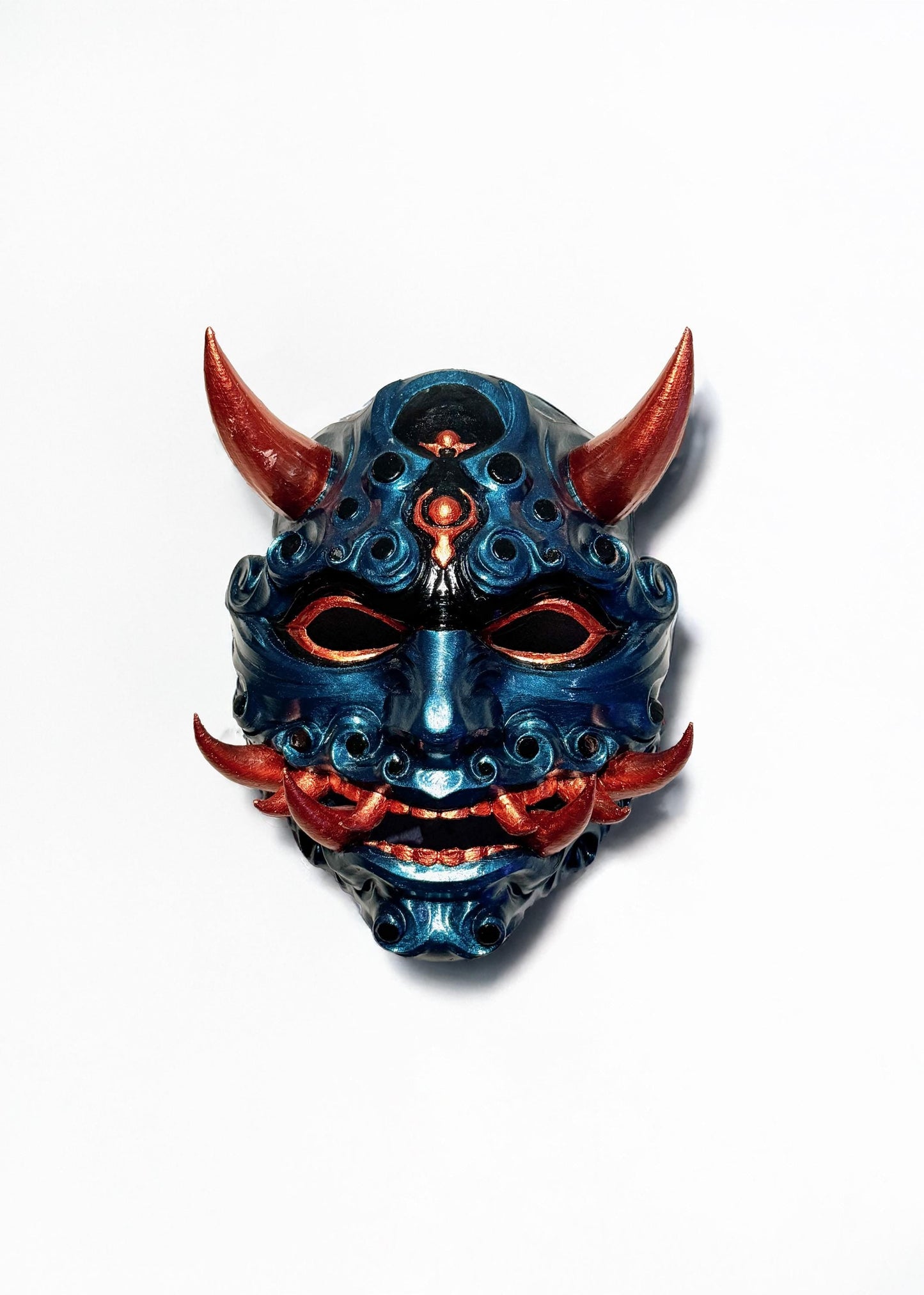 Honnari Oni Mask - Mythology Masquerade - Samurai Aesthetics Mask - Oni Demons - Japanese folklore - Party, Cosplay, events mask