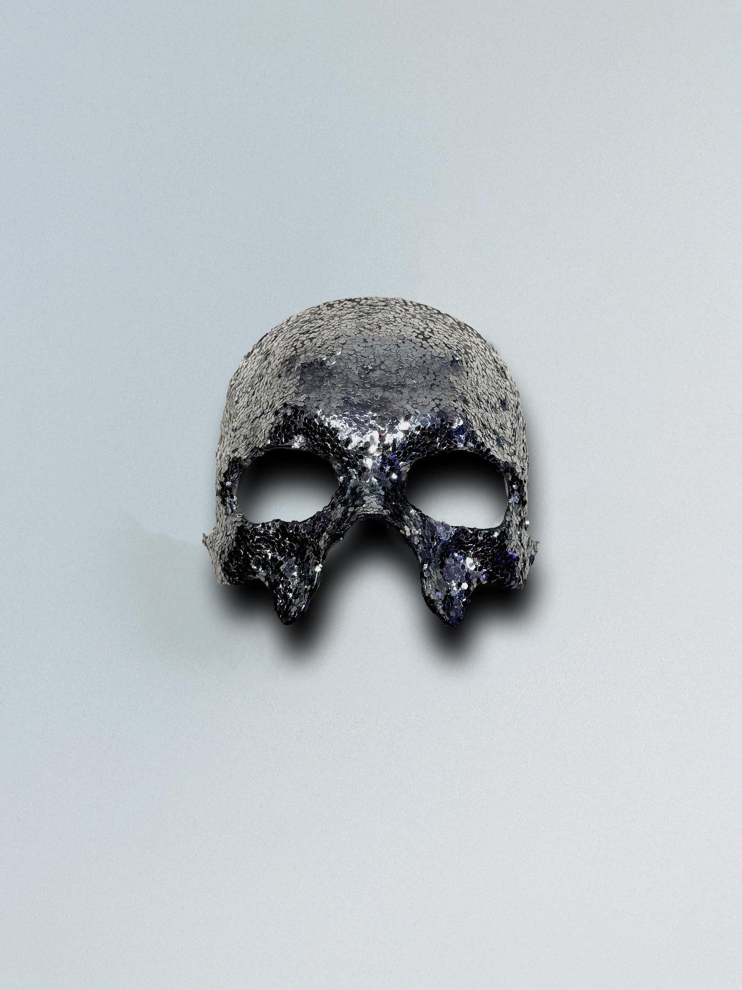 Ghost BC Papa Emeritus V Mask with Sim Glitter - Ghost BC Papa Perpetua - Skull Mask - Halloween, party mask - cosplay, events or gift