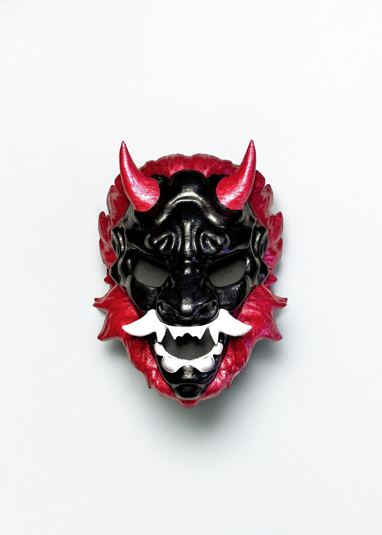 Majesty of Lion Oni Mask - Mythology Masquerade - Samurai Aesthetics Mask - Oni Demons - Japanese folklore - Party, Cosplay, events mask