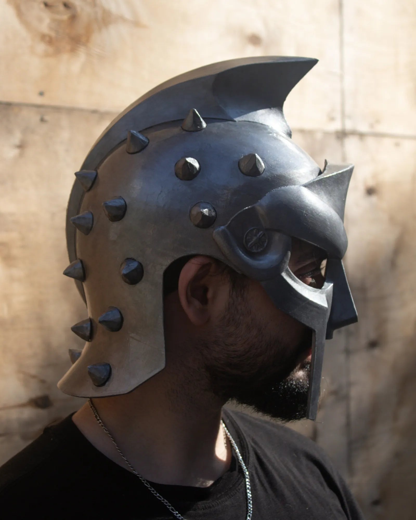 Medieval Gladiator Maximus; Ancient Knight, Greek Roman Armor movie prop Helmet - Venemask
