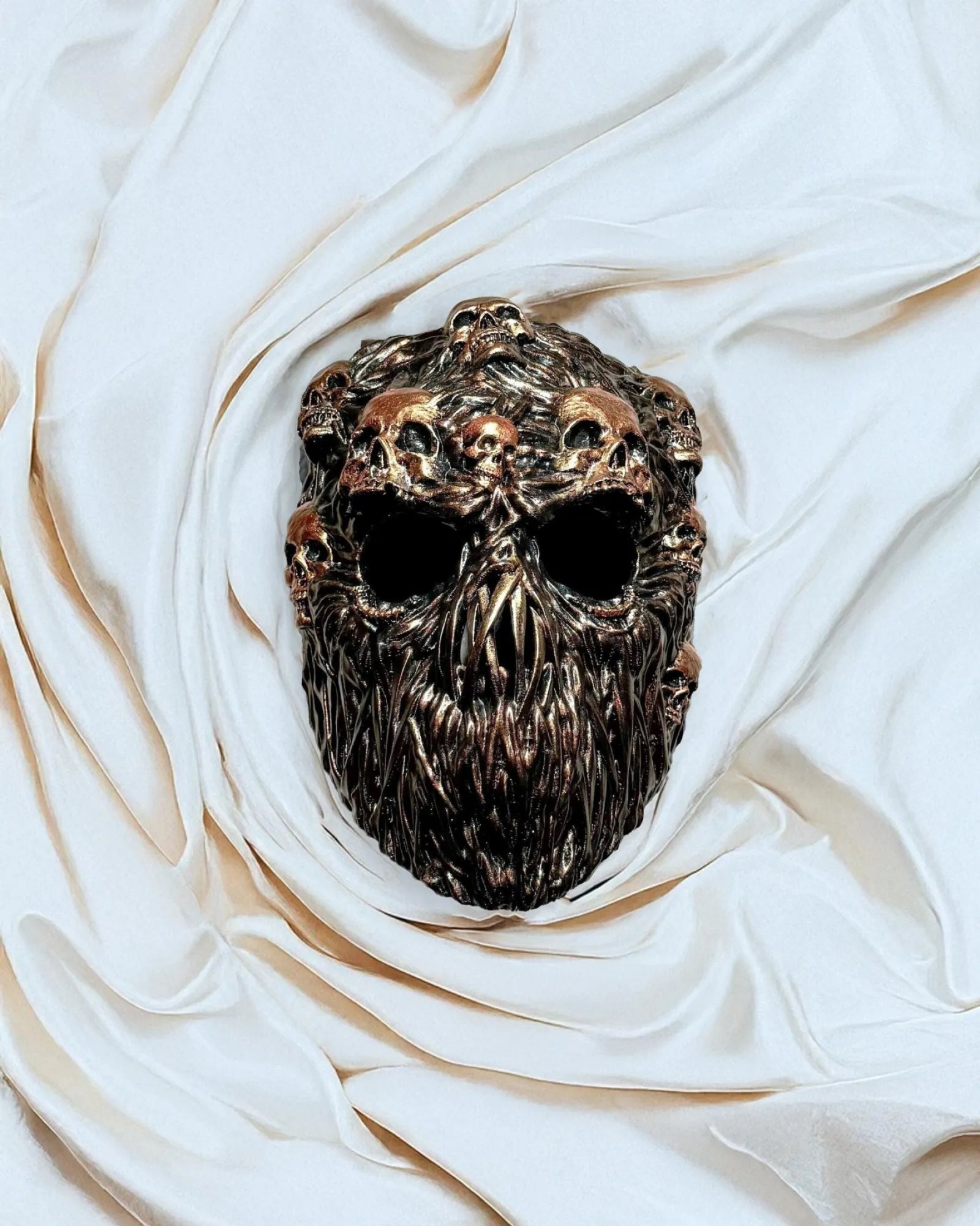 Skulls Ghoul Face Skeleton lines; Scary Halloween, Horror Gothic mask - Venemask