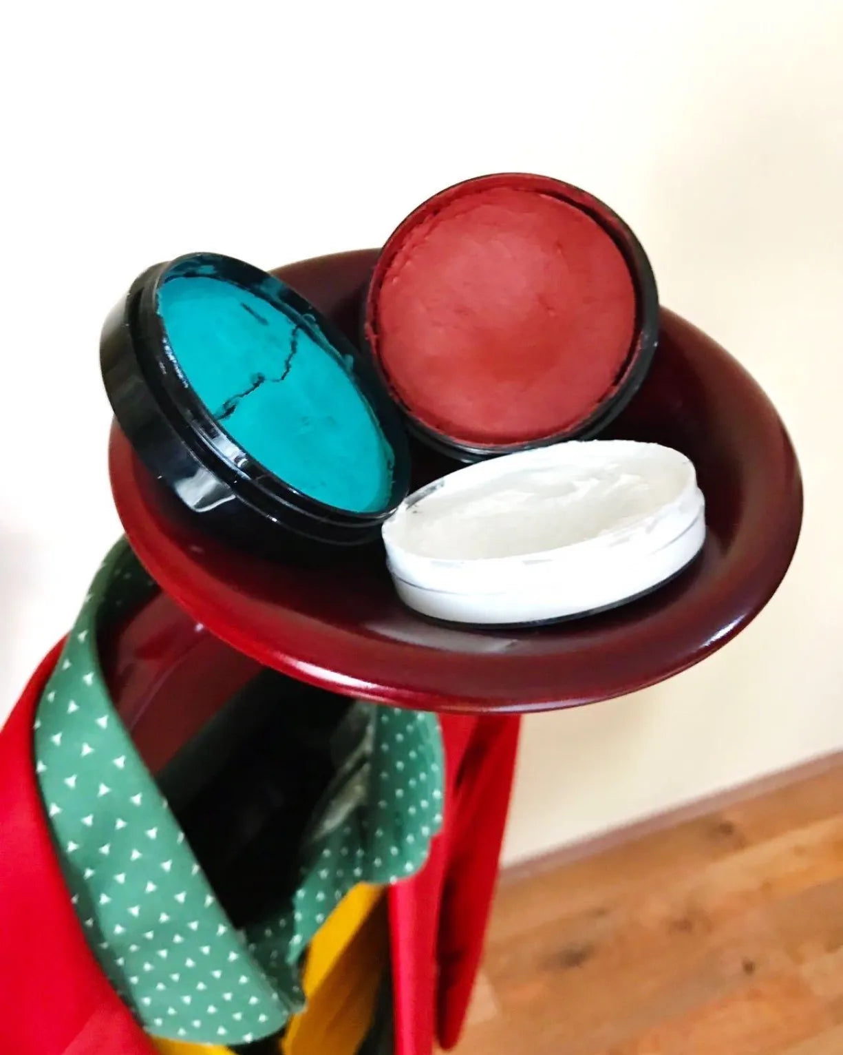 The Joker Arthur Fleck Phoenix's Costume with Face Paint and Hair Sprey featuring handcrafted venetian cosplay accessories