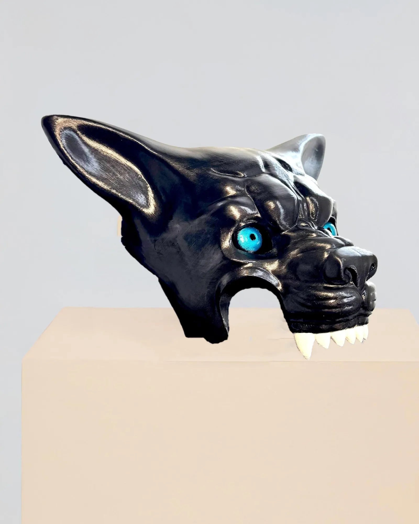 The Residents, Metal Meat and Bone Replica; Dark Werewolf cosplay mask - Venemask