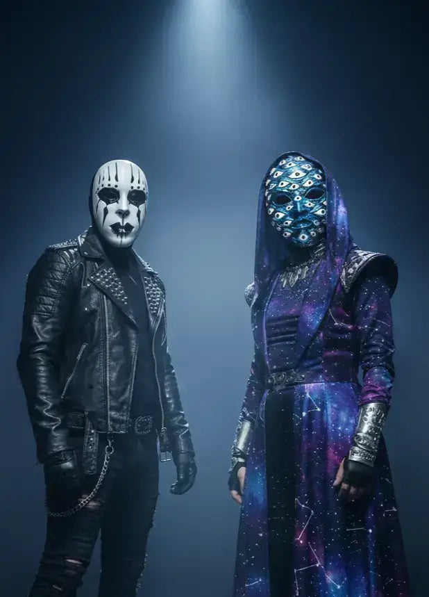 Not Hand-Painted Masks