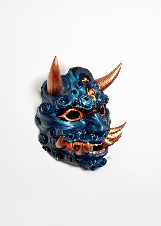 Honnari Oni Mask - Mythology Masquerade -  Samurai Aesthetics Mask - Oni Demons - Japanese folklore - Venemask