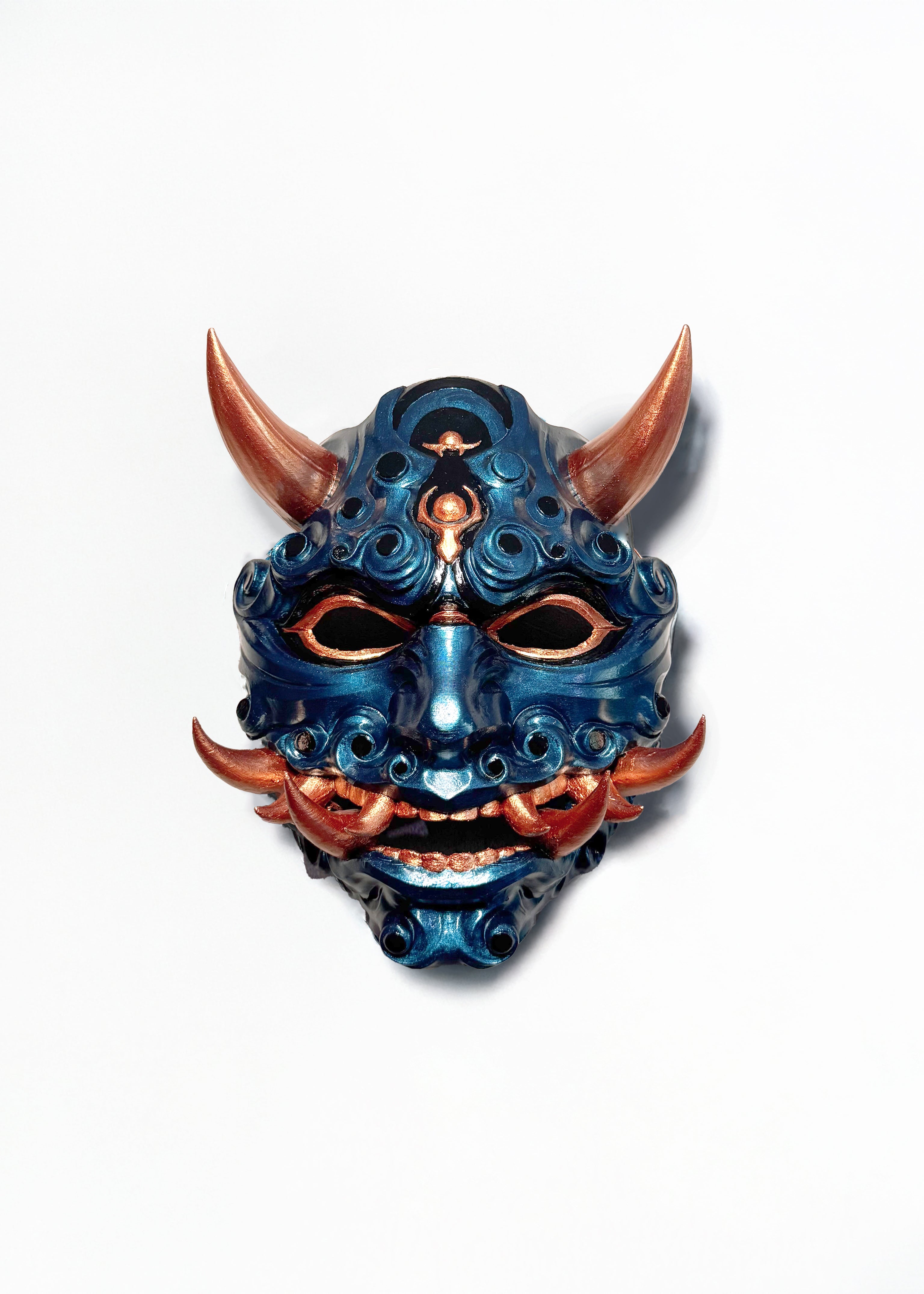 Honnari Oni Mask - Mythology Masquerade -  Samurai Aesthetics Mask - Oni Demons - Japanese folklore - Venemask