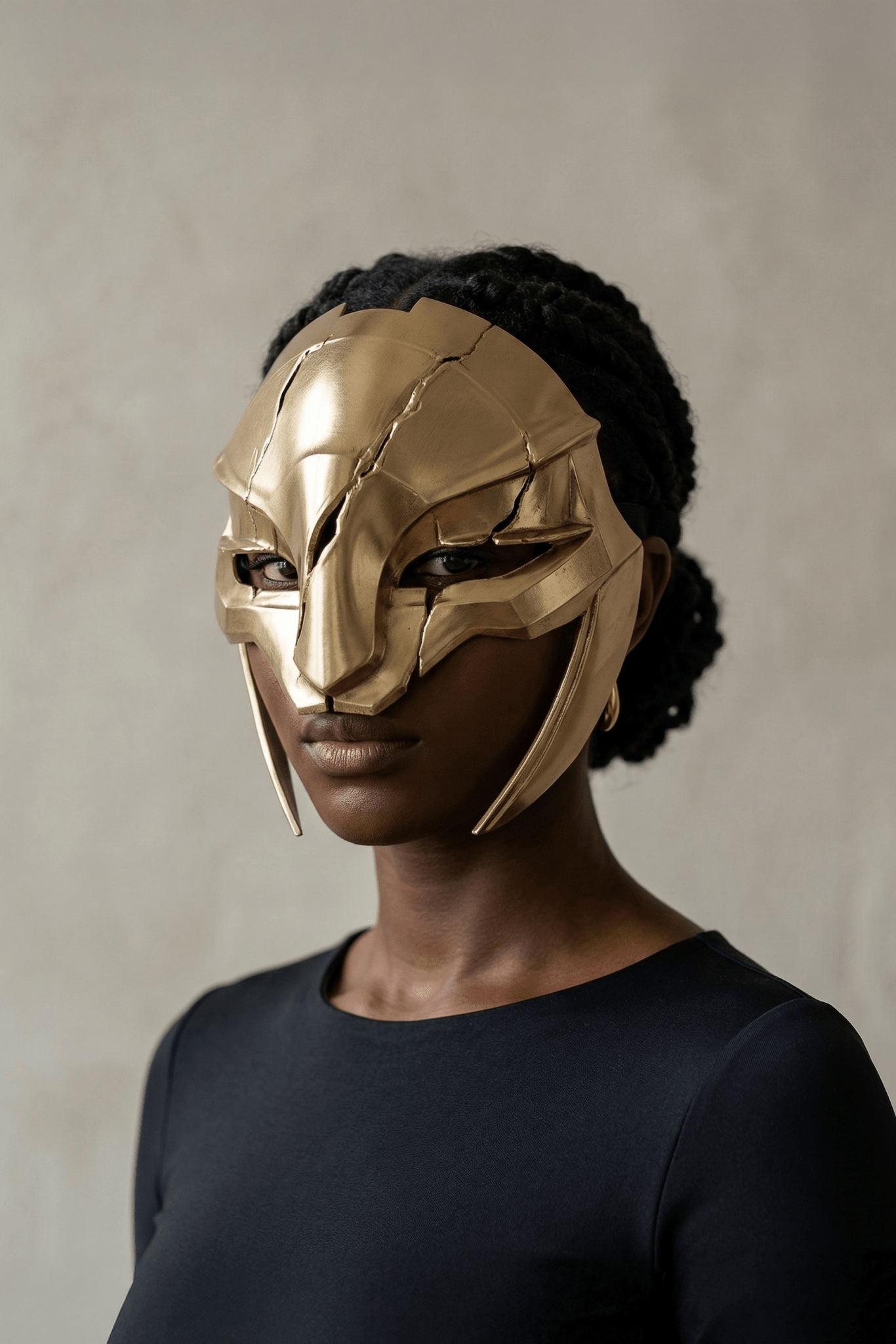 Ambessa Medarda Battle; Arcane, Warwick - Scratched, Cosplay Wearable Mask - Venemask
