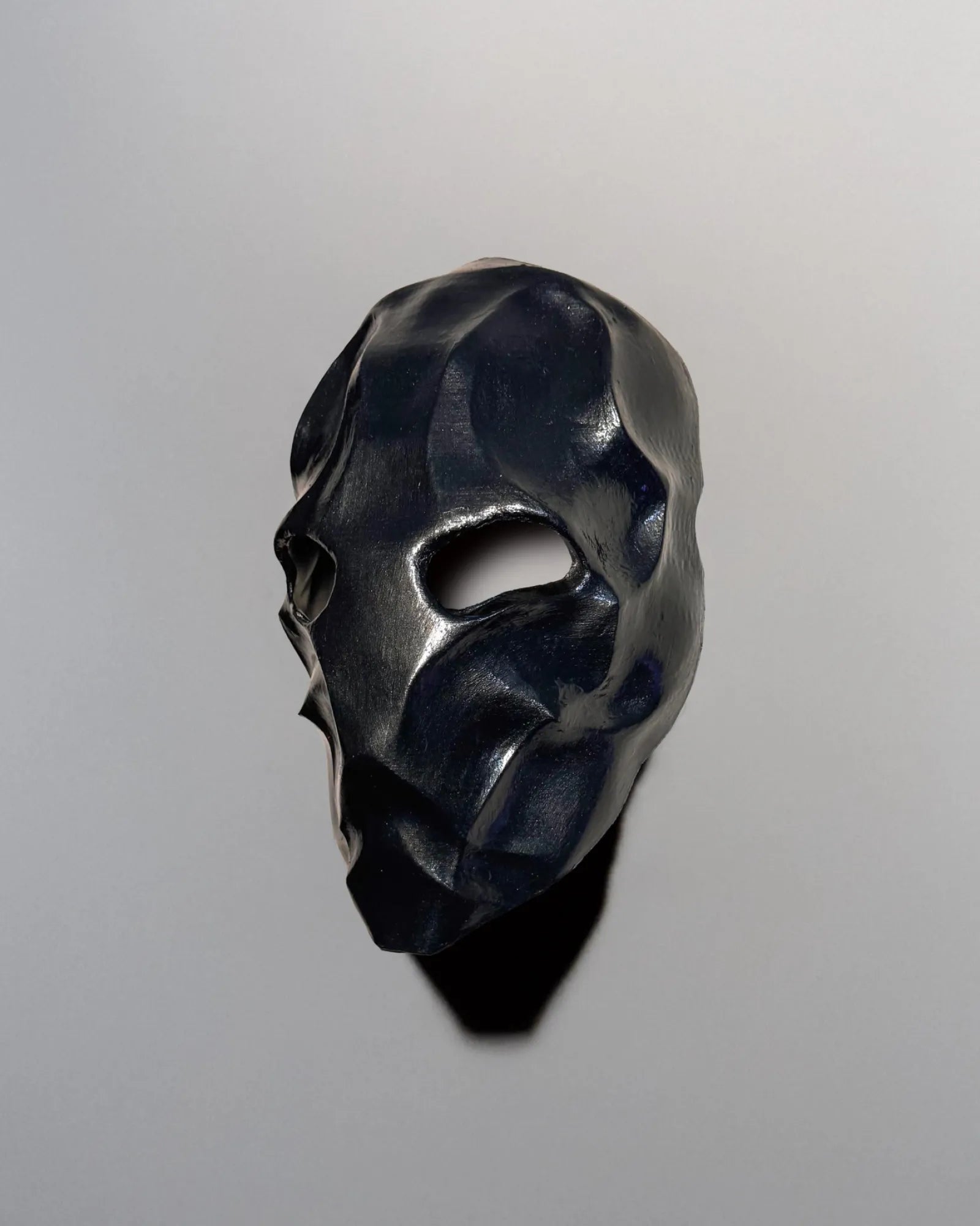 Black Venom Warrior Dark Morph Face; Alien Hunter Cosplay, Gothic Creature mask - Venemask