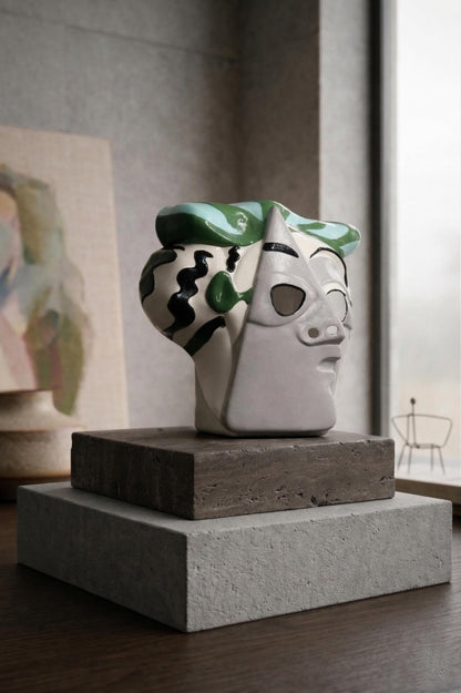 Cubist Picasso mask, Eyes Wide Shut Inspired: Surreal Art Mask for Costume, Masquerade & Wall Decor - Venemask