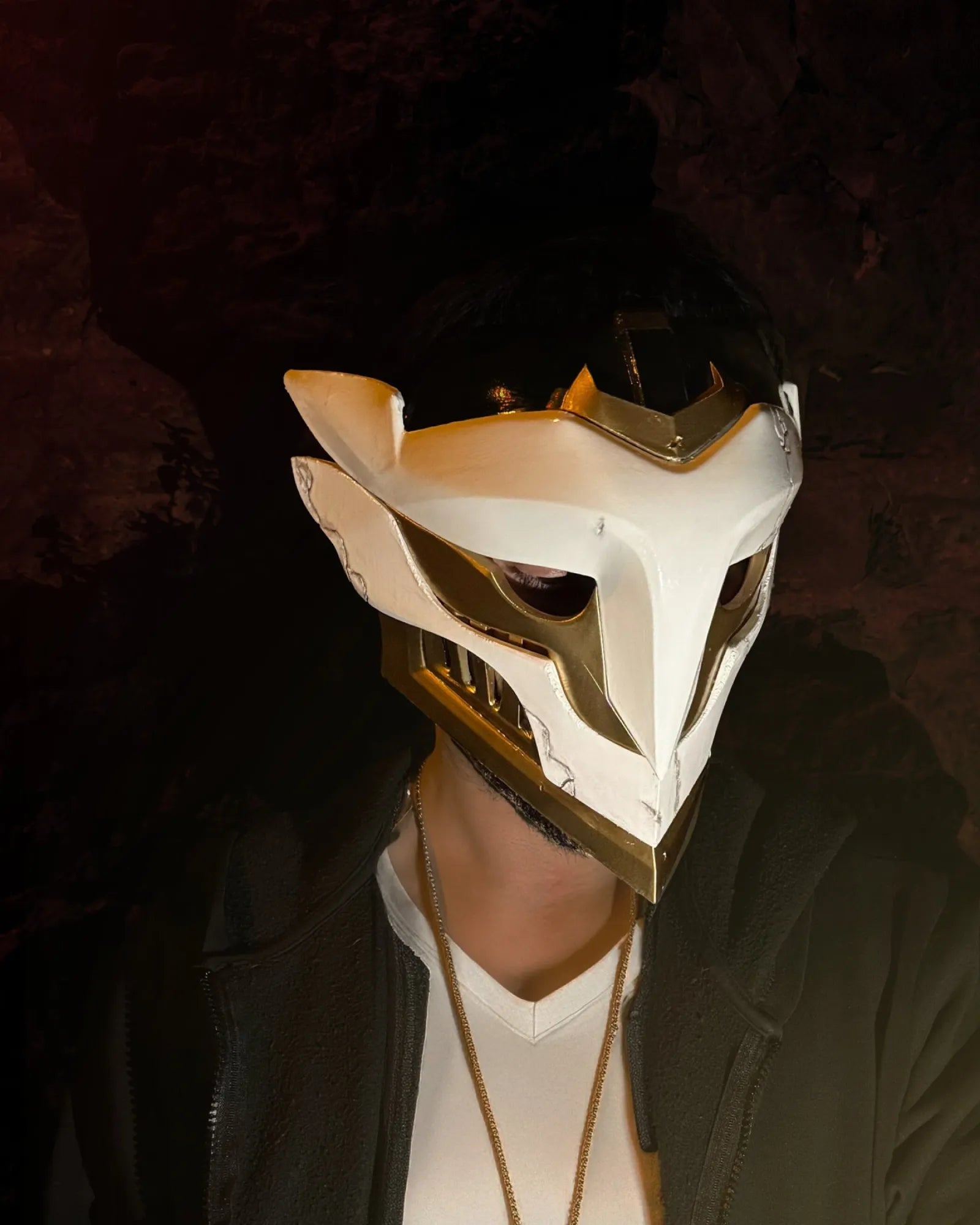 Ekko Arcane Owl Boy Firelight; Cosplay Wearable Helmet Mask - Venemask