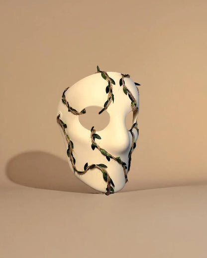 Forest Spirit Jute Leaf; Naturebound Vine, Green Ivy, Druid’s Embrace Eco Inspired Mask - Venemask