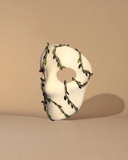 Forest Spirit Jute Leaf; Naturebound Vine, Green Ivy, Druid’s Embrace Eco Inspired Mask - Venemask