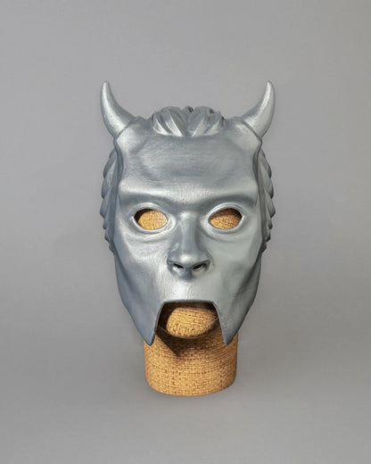 Ghost Nameless Ghoul Prequelle Era 4; Full Head Helmet Mask, handcrafted Venetian cosplay mask for masquerade parties.