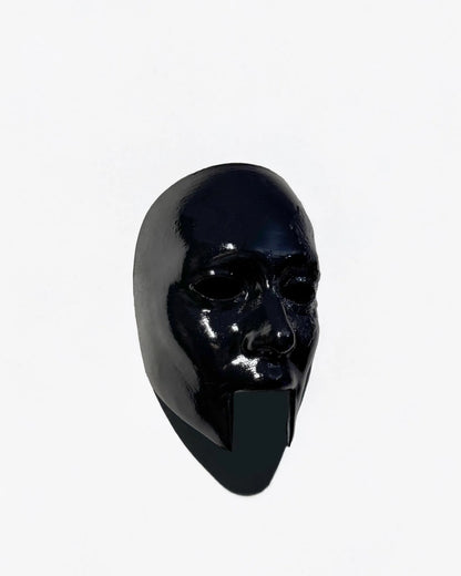 Ghost Nameless Ghouls; Ghost Perpetua Era - Silver Look Skull Mask, handcrafted Venetian cosplay mask, 2mm thin, fantasy costume