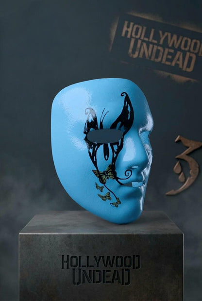 Hollywood Undead Johnny 3 Tears SS Mask: Halloween Scary Soft Masquerade Mask - Venemask