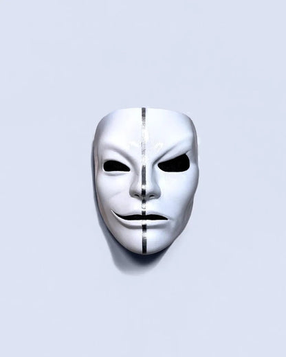 Hollywood Undead Matty Da Kurlzz; 2008 - 2010 Swan Songs, Silver Line mask - Venemask