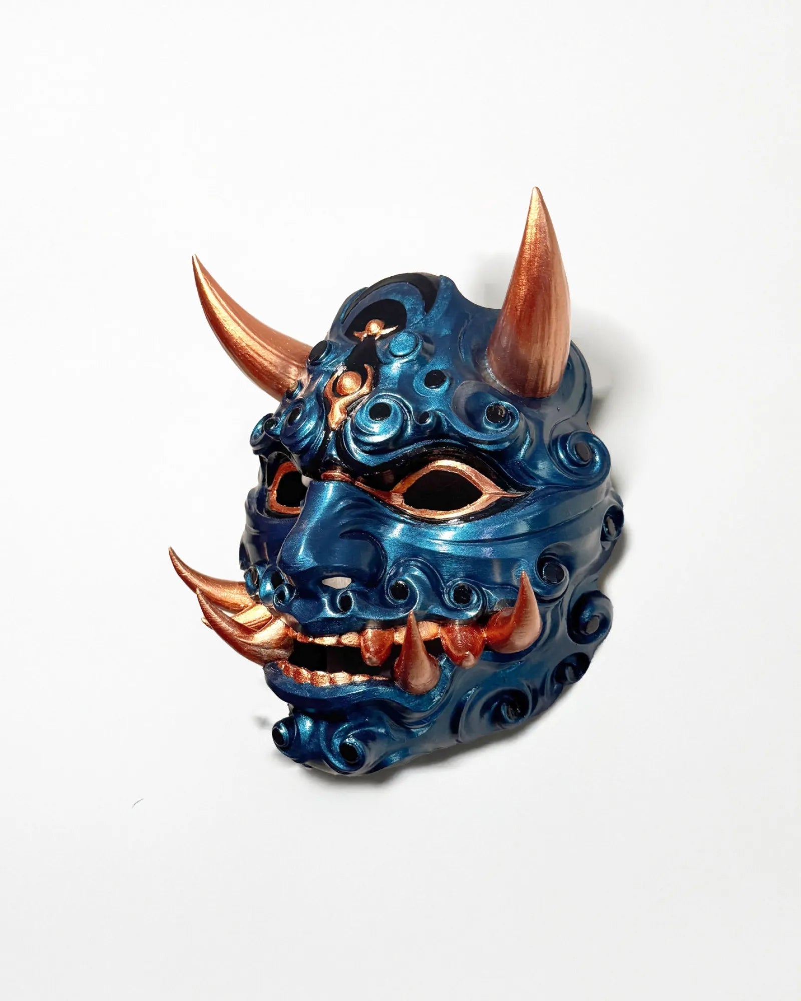 Honnari Oni; Mythology Samurai Aesthetics, Oni Demons, Japanese folklore mask - Venemask