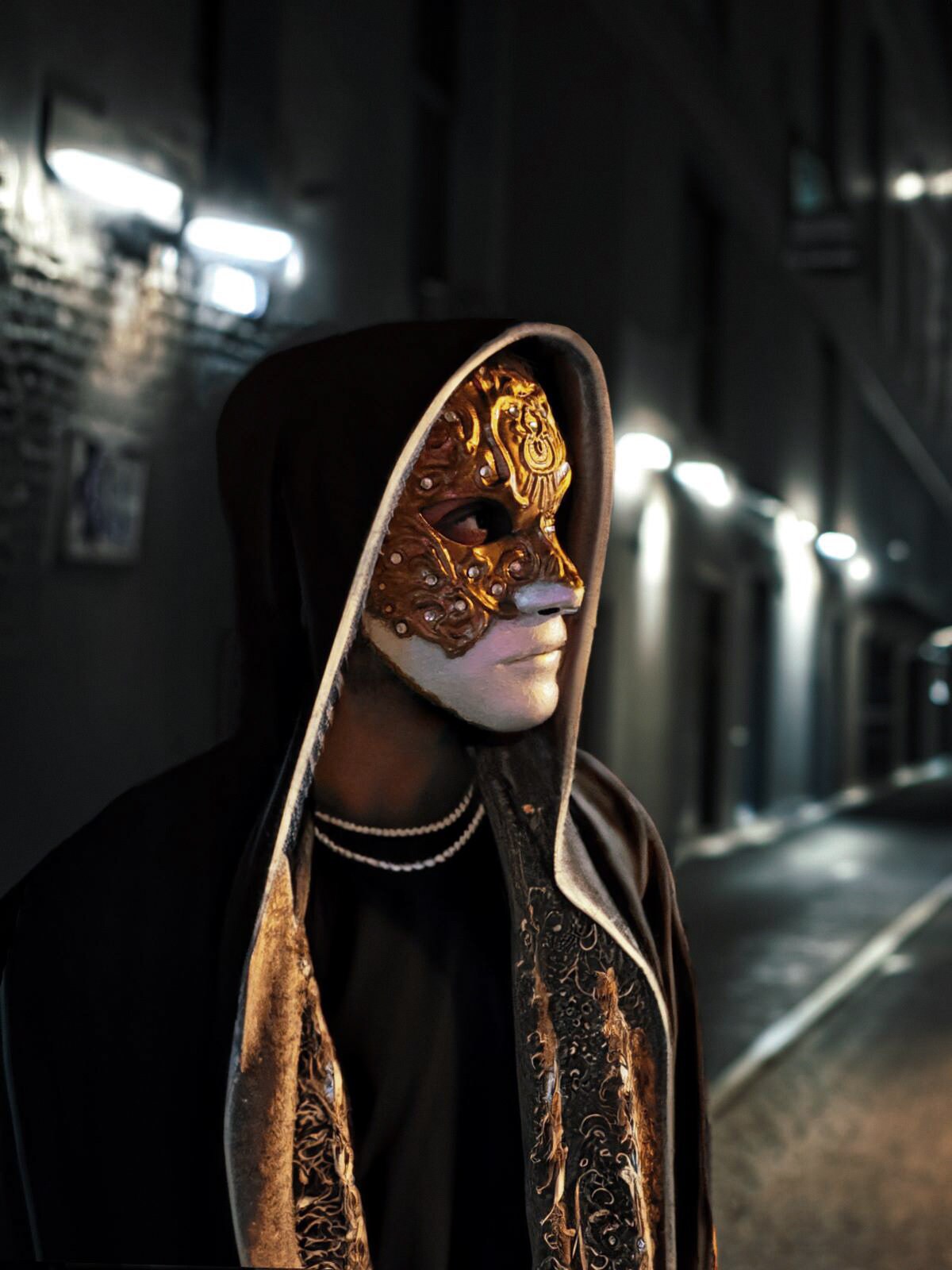 Eyes Wide Shut Mask Original Pattern - Detailed Bill Harford Design Mask -