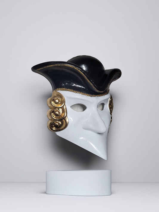 Casanova Mask - Bauta Mask - Venetian Mask