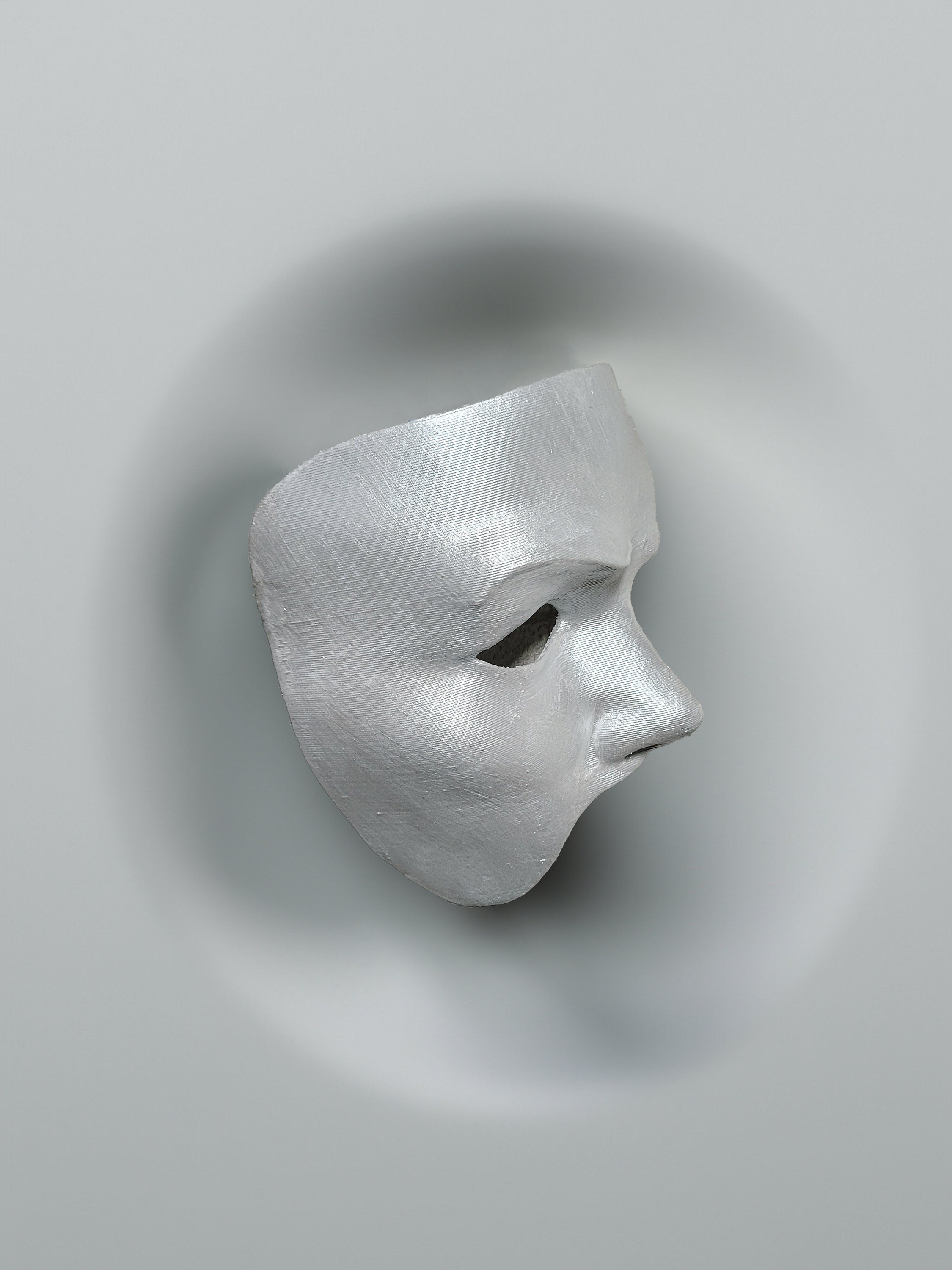 Phantom of the Opera Movie, Musical Mask - White Half Face Erik Ghost Mask - Venemask