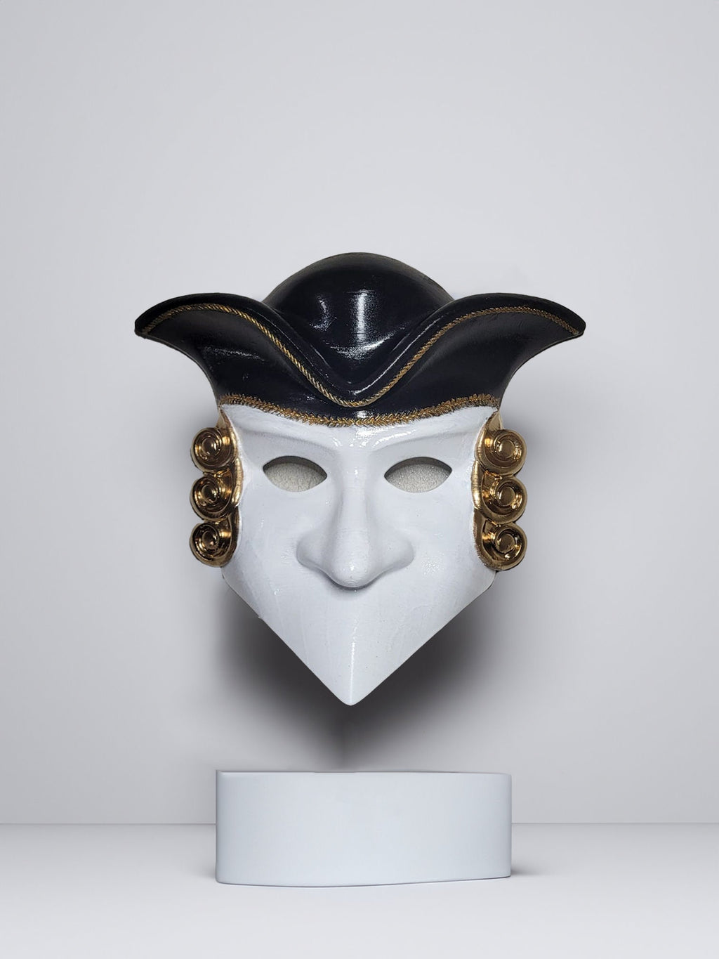 Casanova Mask - Bauta Mask - Venetian Mask