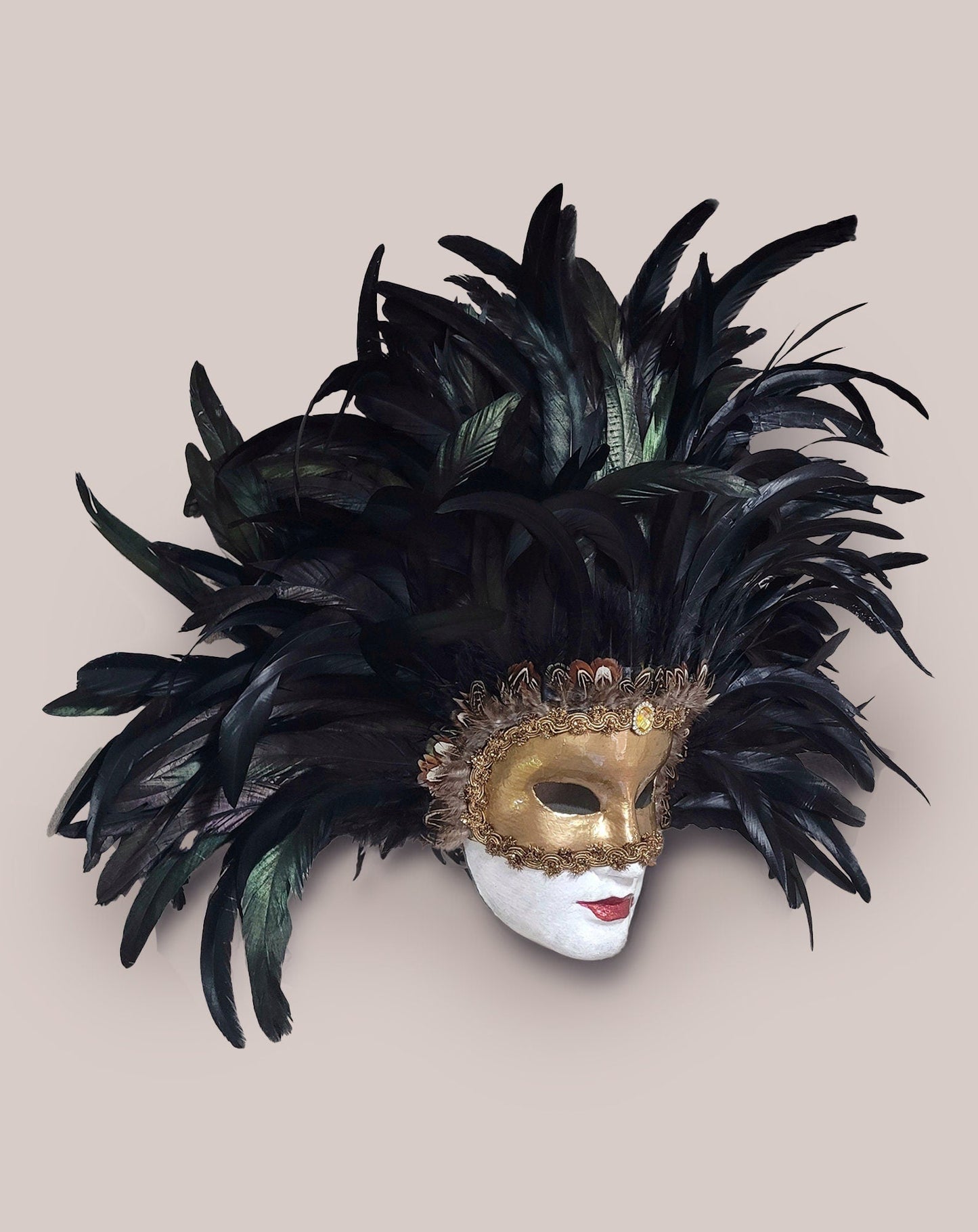 Eyes Wide Shut Bill Harford and Mandy Feathers Mask - Couple Masks - Kubrick