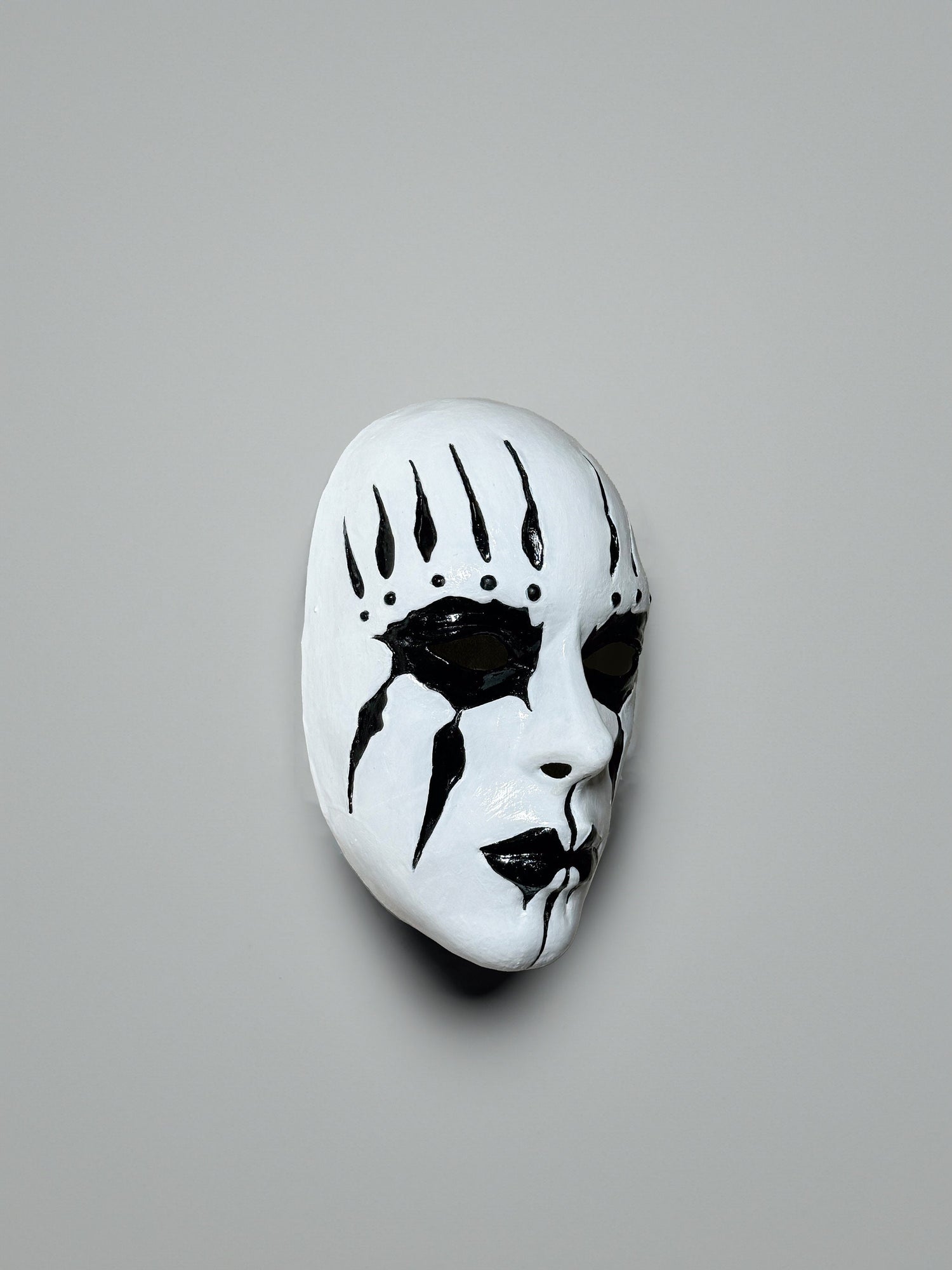 Slipknot Joey Jordison Mask - White and Black Mask - Metal Music Band Mask -