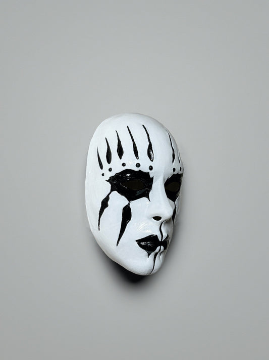 Slipknot Joey Jordison Mask - White and Black Mask - Metal Music Band Mask