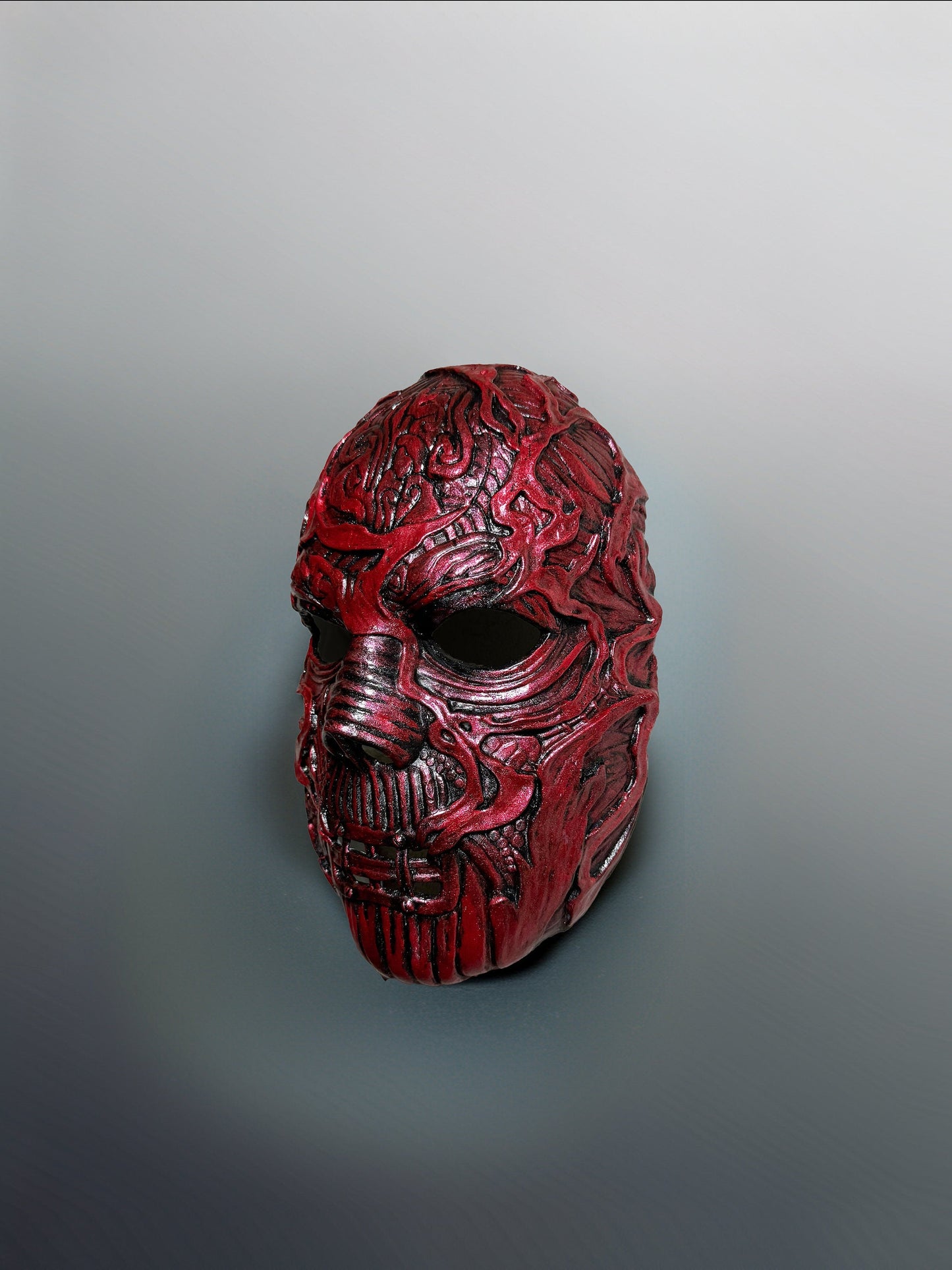 Slipknot Alessandro Venturella "Vman" Mask - Red and Black Mask - Metal Music