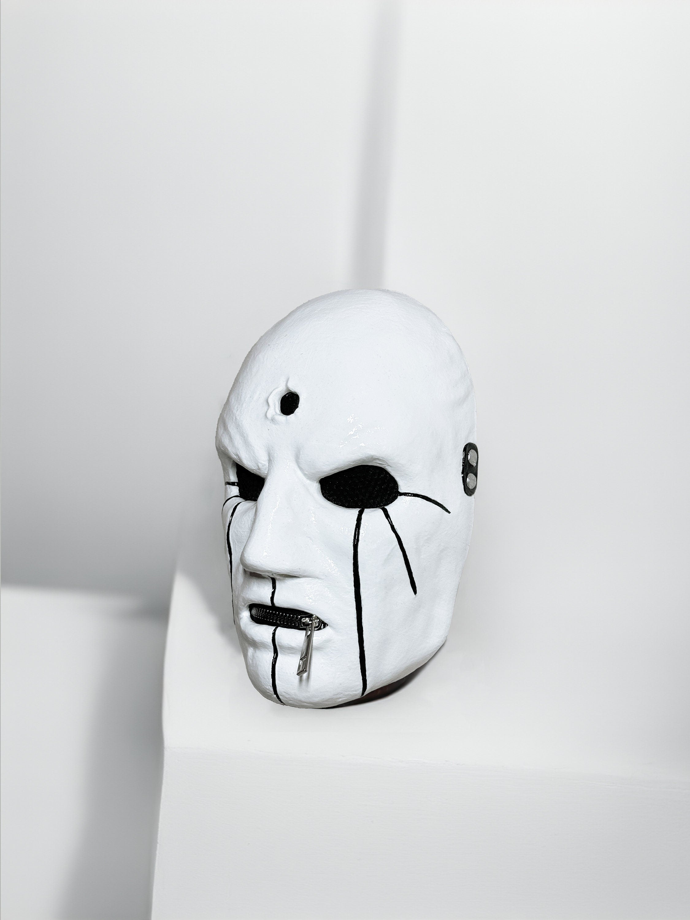 Slipknot Eloy Casagrande Mask - White and Black Mask - New Original Pattern - Venemask