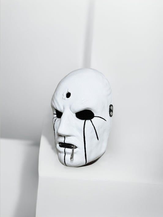 Slipknot Eloy Casagrande Mask - White and Black Mask - New Original Pattern - Venemask