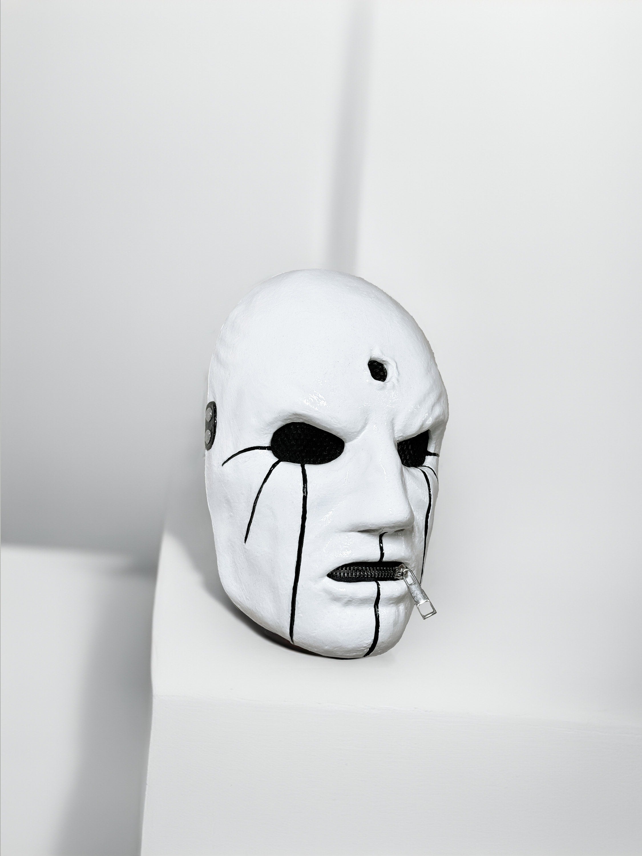 Slipknot Eloy Casagrande Mask - White and Black Mask - New Original Pattern - Venemask