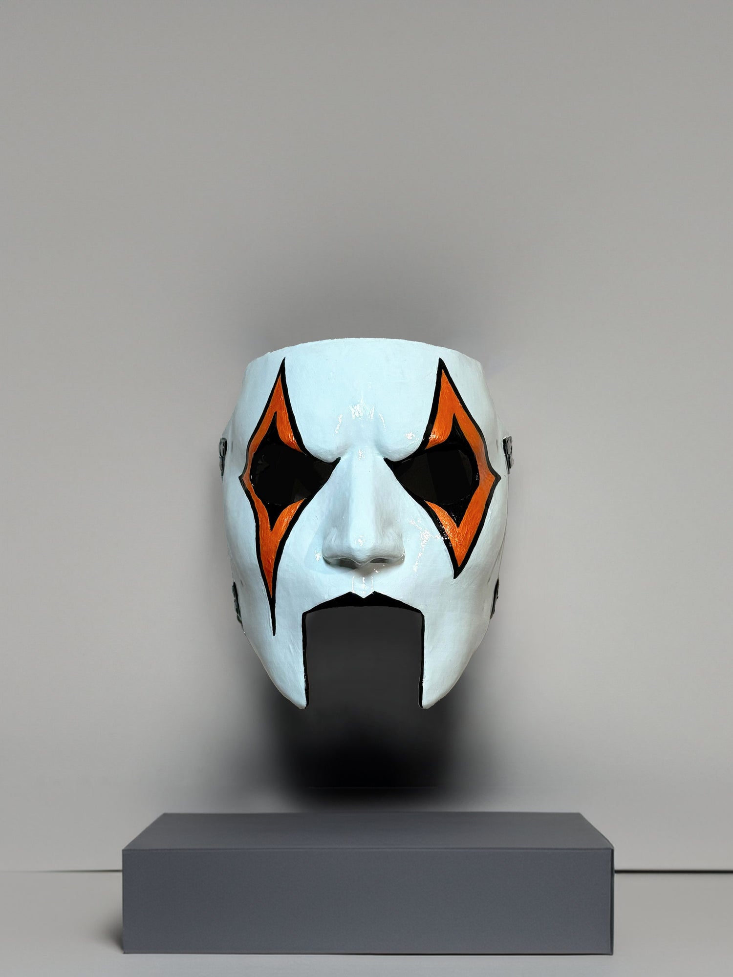 Slipknot Jim James Root New Design Mask - Orange and Black Detail - Metal Music