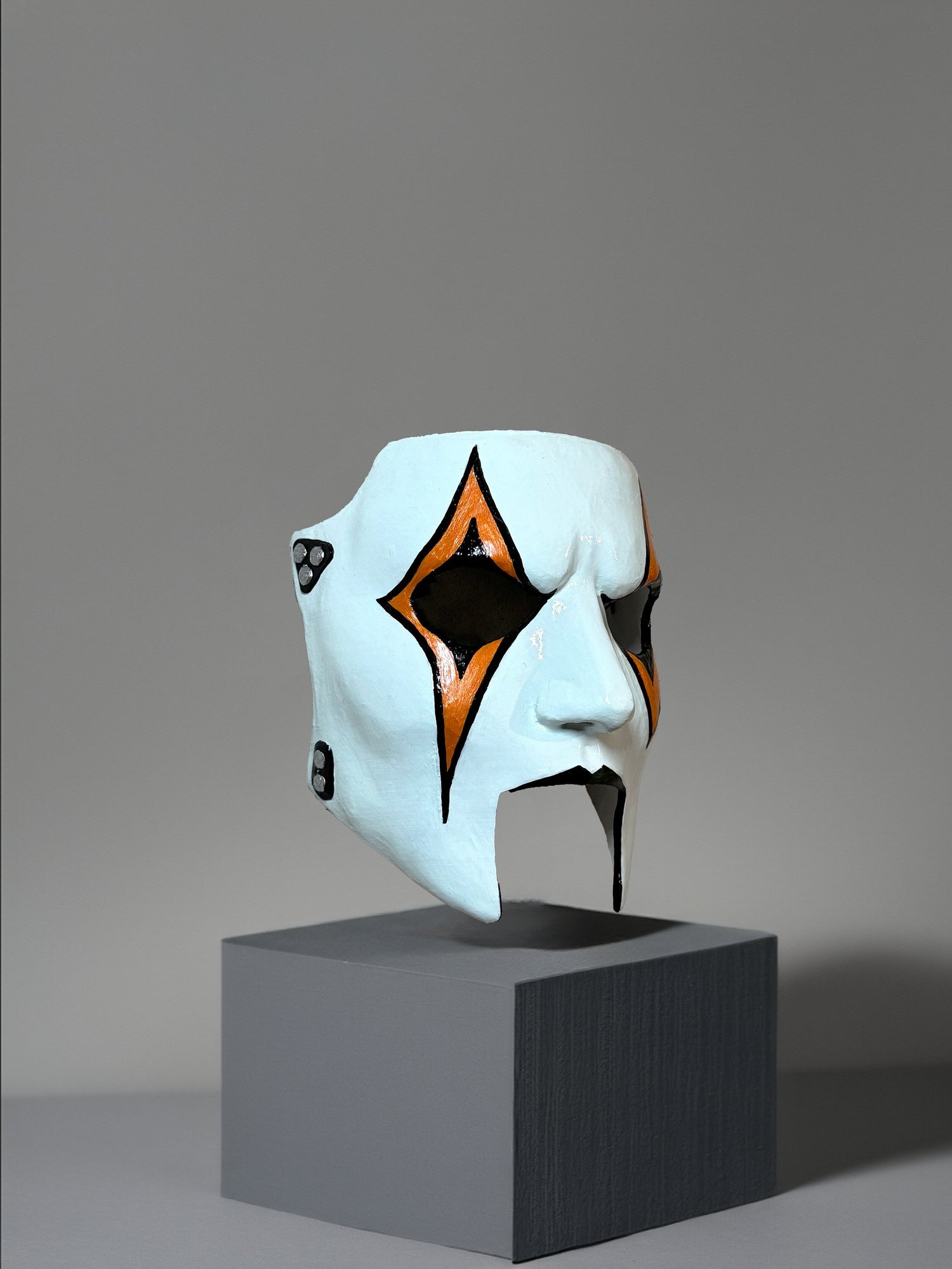 Slipknot Jim James Root New Design Mask - Orange and Black Detail - Metal Music