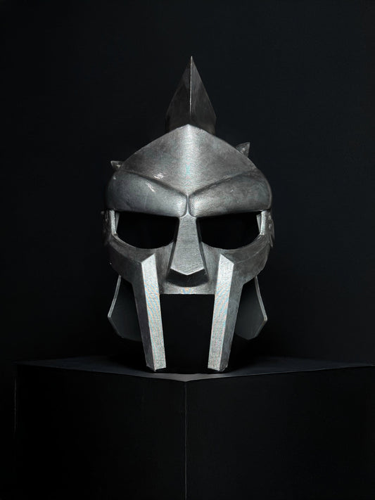Medieval Gladiator Maximus Helmet - Ancient Knight - Greek Roman Armor Helmet - movie prop - Venemask