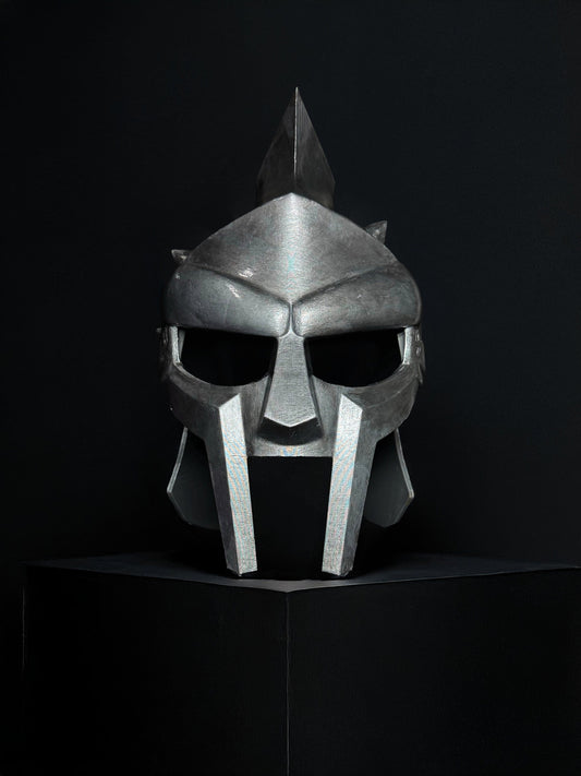 Medieval Gladiator Maximus Helmet - Ancient Knight - Greek Roman Armor Helmet - movie prop - Cosplay Mask - Unique Movie Memorabilia Gift