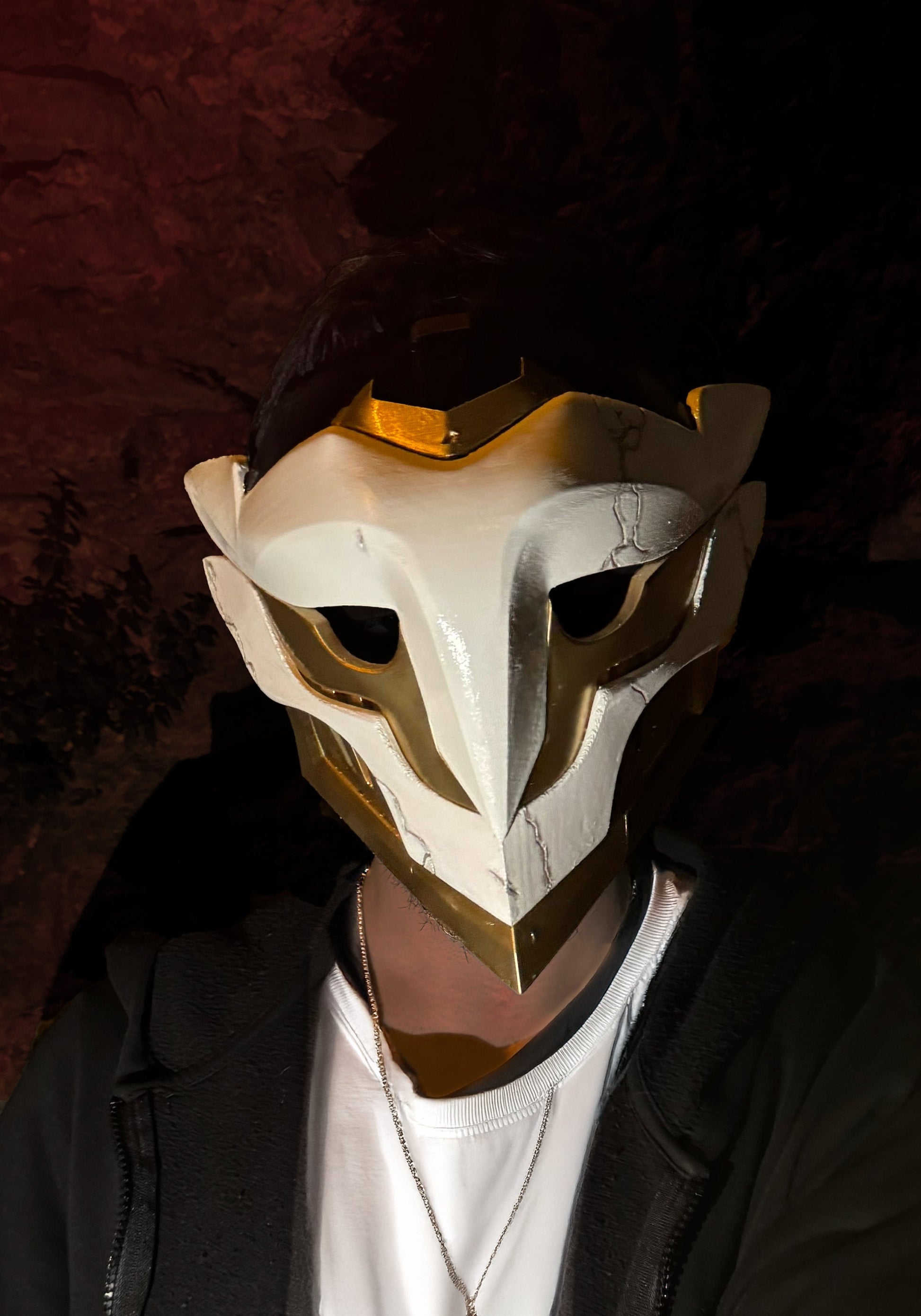 Ekko Arcane Owl Boy Firelight Mask - Cosplay Wearable Helmet Mask - Party