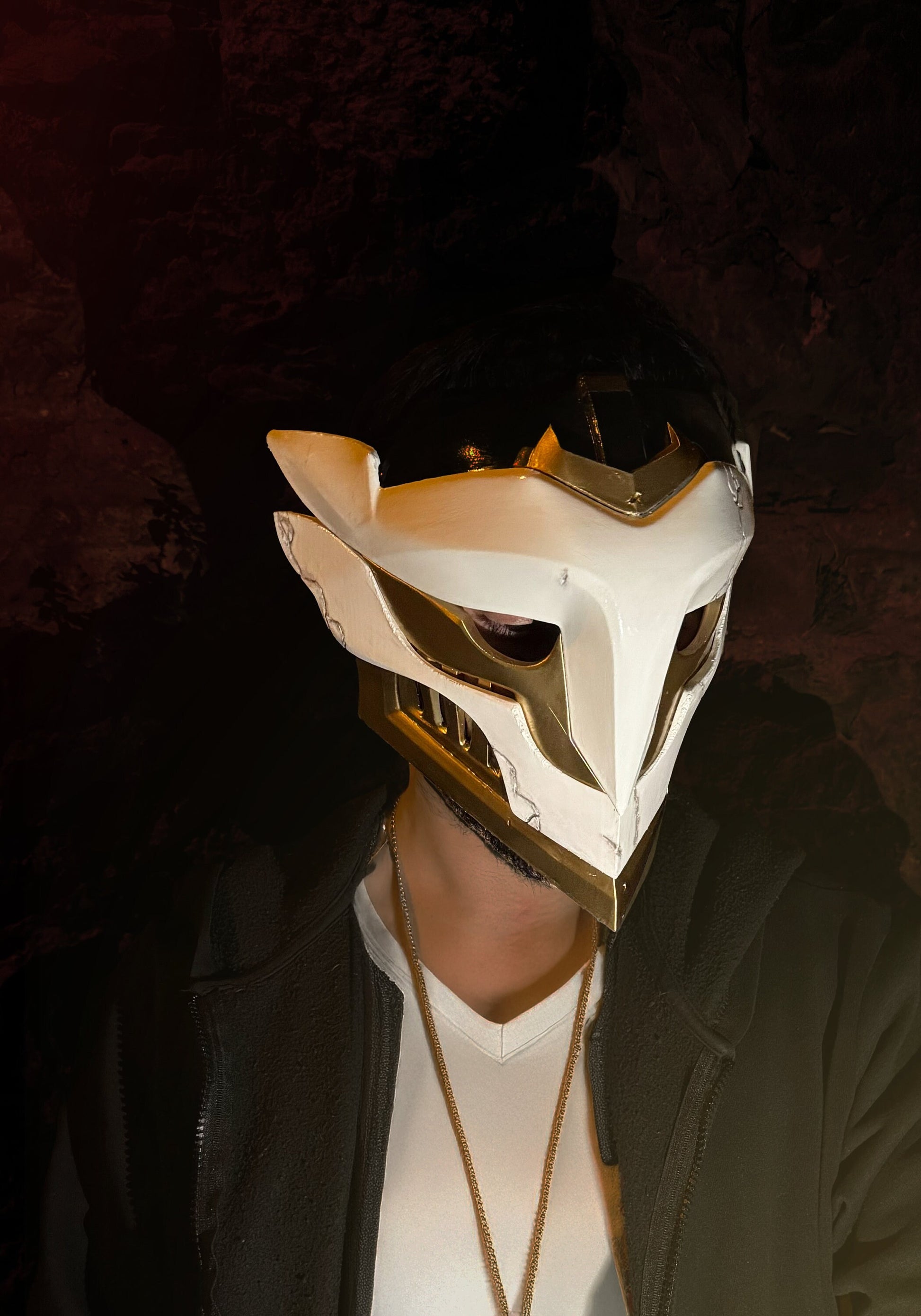 Ekko Arcane Owl Boy Firelight Mask - Cosplay Wearable Helmet Mask - Party