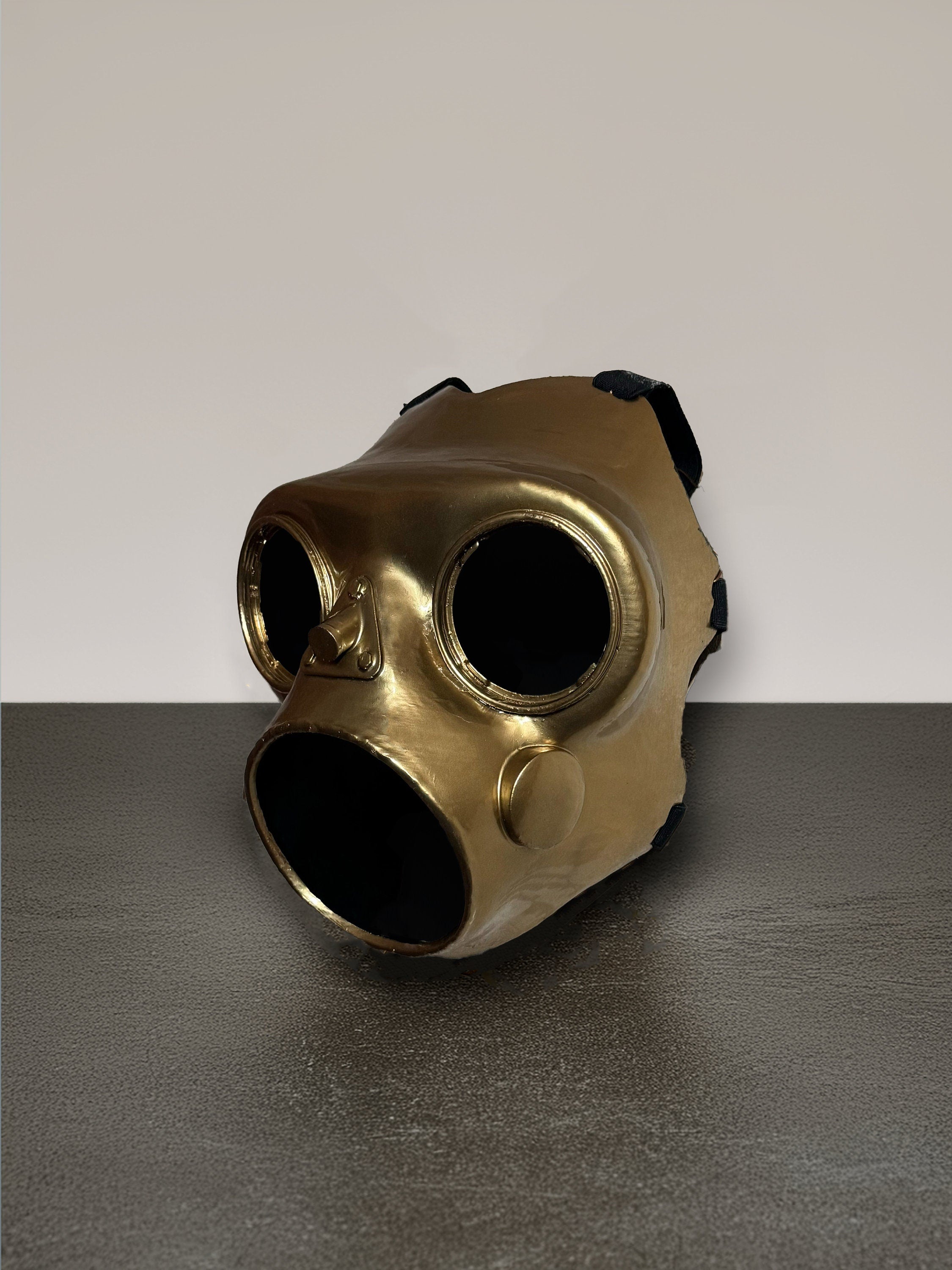 Slipknot Sid Wilson New Mask - Gold Gas Mask - Metal Music Band Mask - Scary