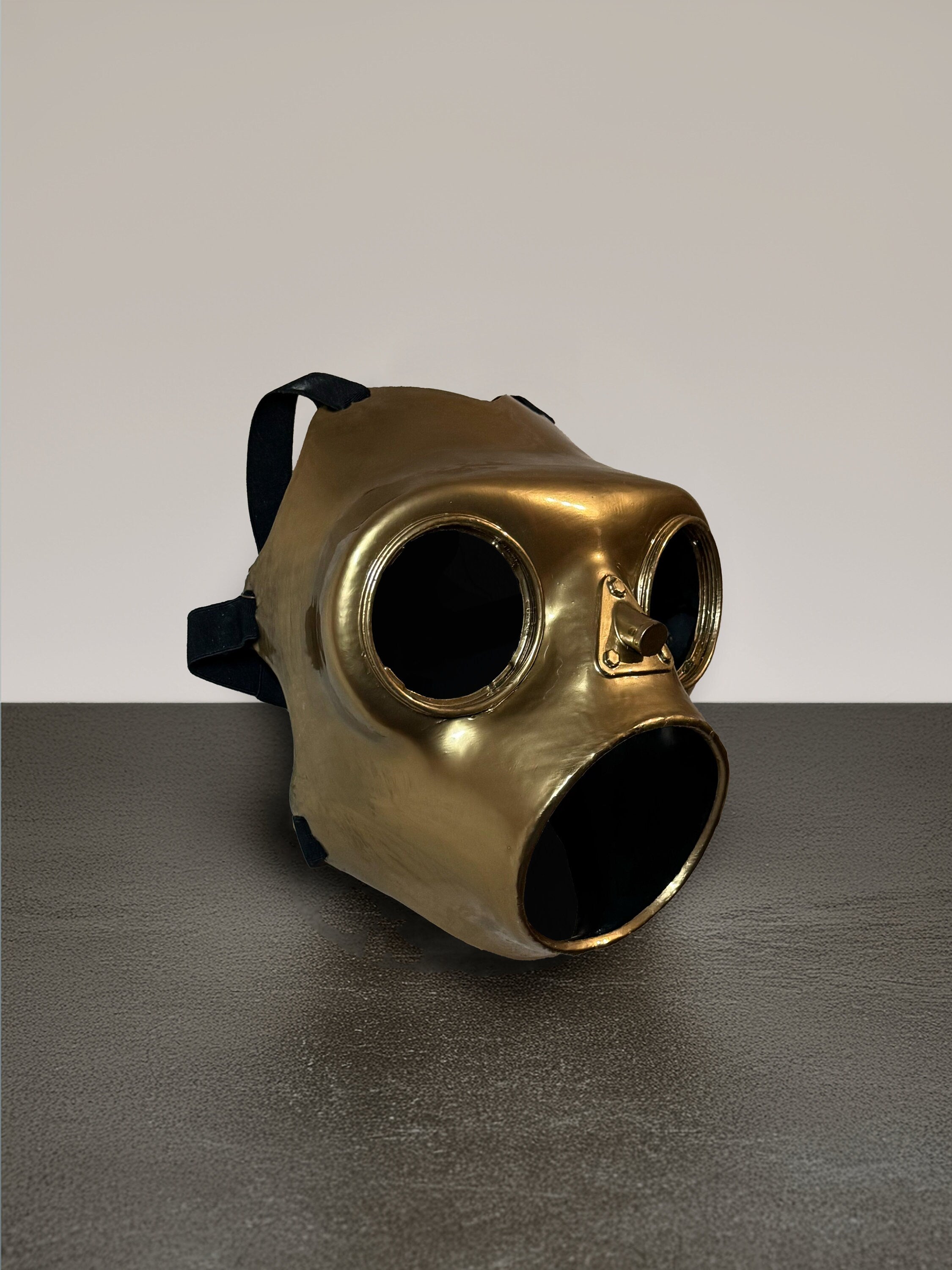 Slipknot Sid Wilson New Mask - Gold Gas Mask - Metal Music Band Mask - Scary