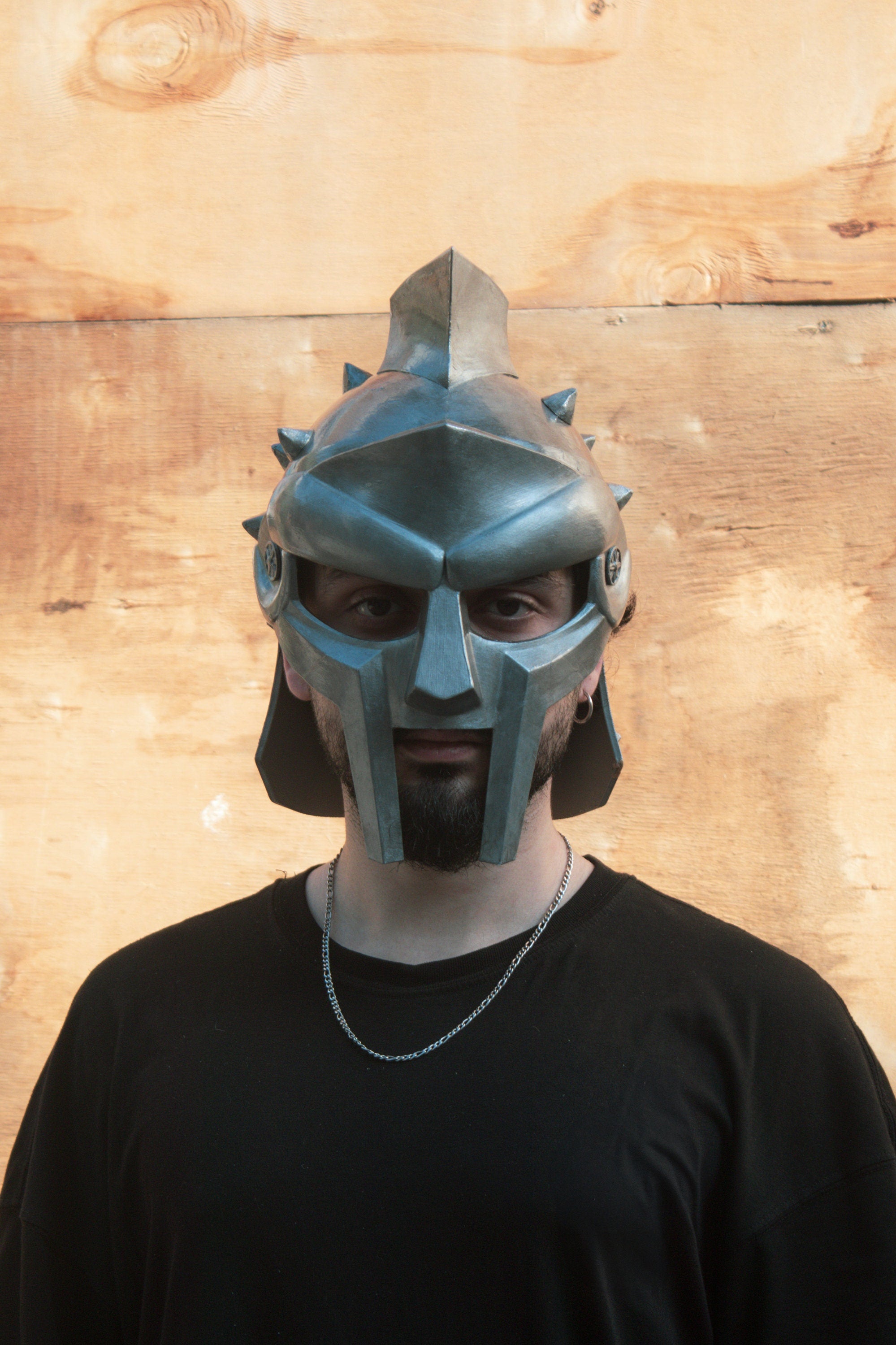Medieval Gladiator Maximus Helmet - Ancient Knight - Greek Roman Armor Helmet - movie prop - Venemask