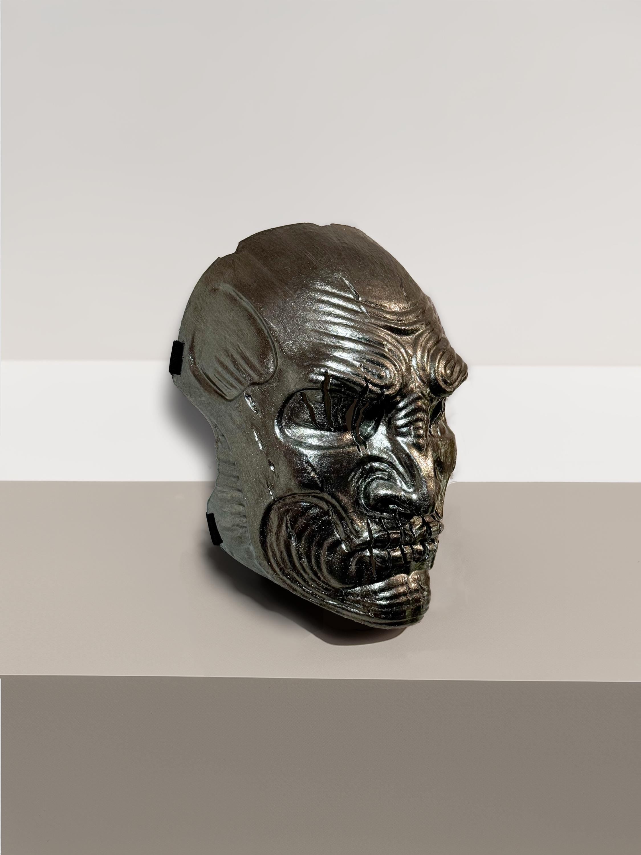 Slipknot Alessandro Venturella "Vman" New Mask - Soft Light Gold Mask - Metal - Venemask