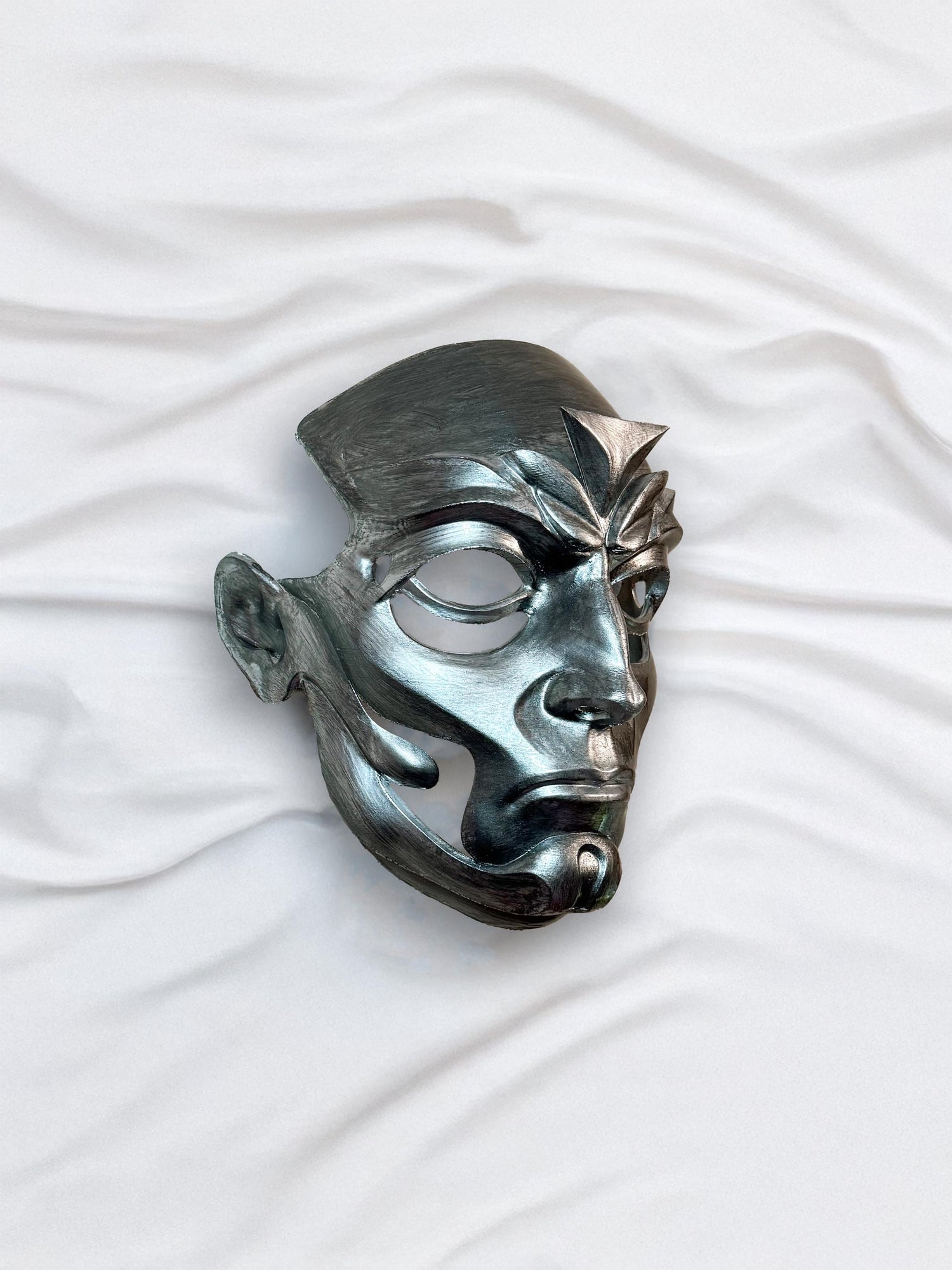 Ghost BC inspired Phantomime Mask - Papa Emeritus Death mask - Metal Look -